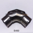 E011974 Stainless Steel Saddle 45 degree