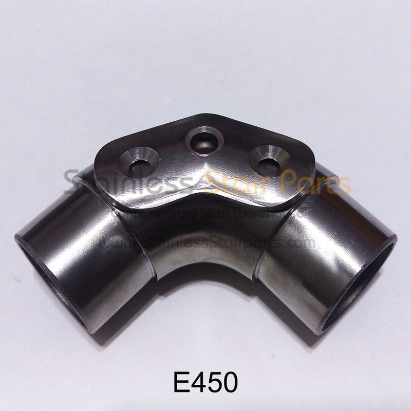 E011974 Stainless Steel Saddle 45 degree