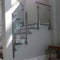 Stainless Steel Railing System Side Mount Square Newel Posts